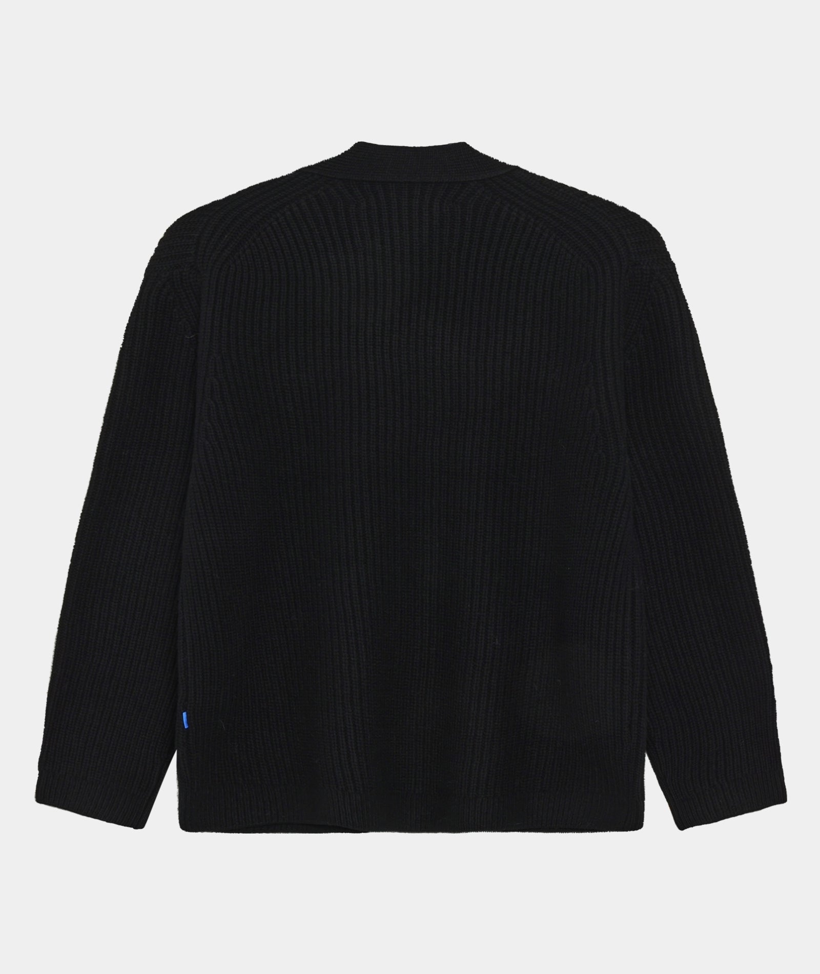 GARMENT PROJECT MAN Wool Knit Cardigan - Black Knit 999 Black
