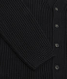 GARMENT PROJECT MAN Wool Knit Cardigan - Black Knit 999 Black