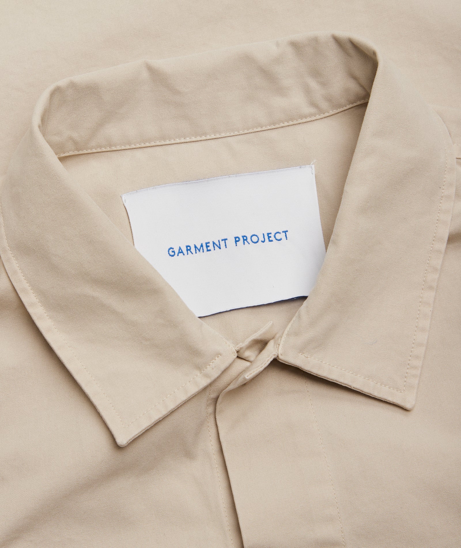 GARMENT PROJECT MAN Worker Jacket - Bone White Overshirt 111 Bone White