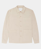 GARMENT PROJECT MAN Worker Jacket - Bone White Overshirt 111 Bone White