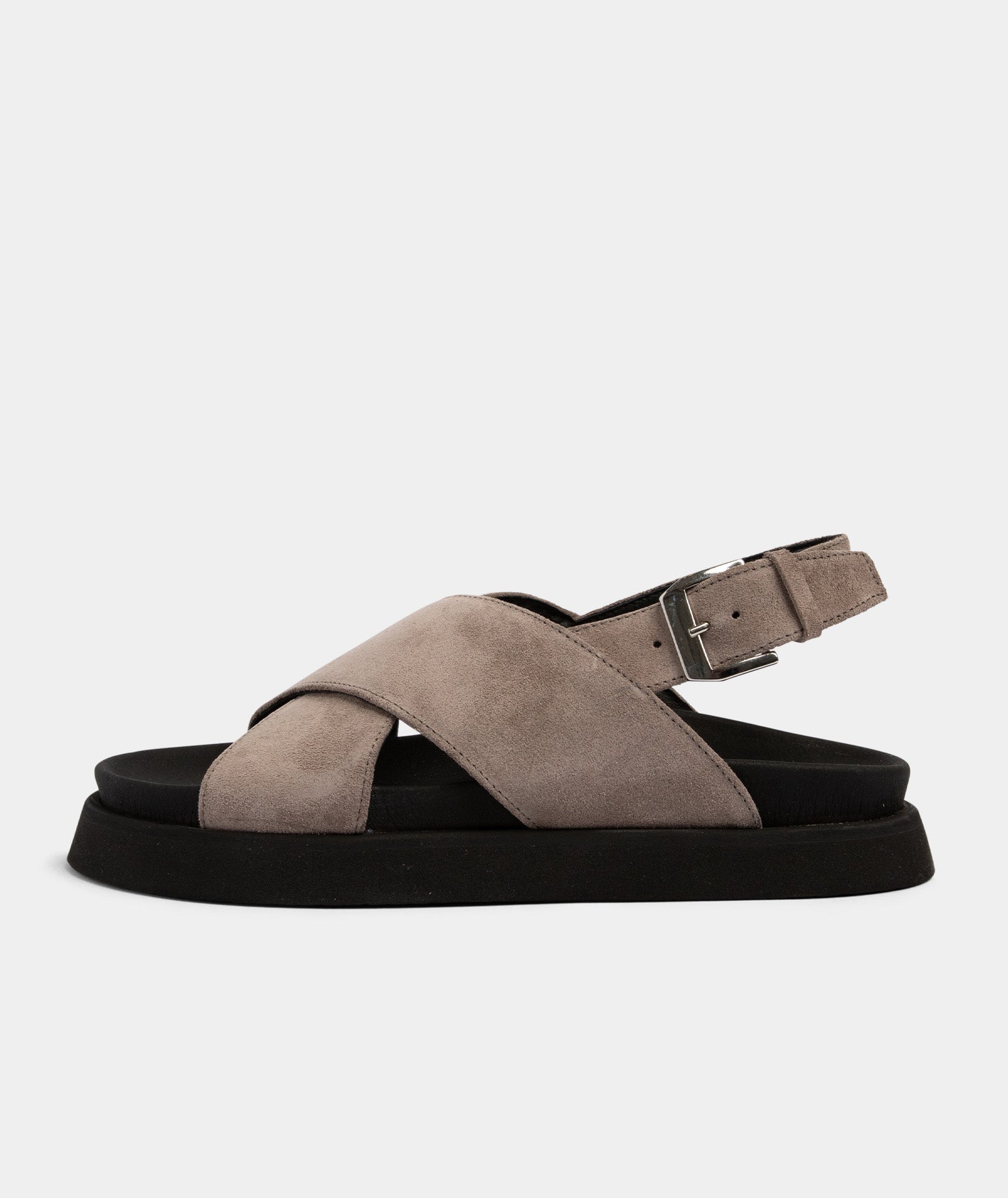GARMENT PROJECT WMNS Yodi - Ardesia Suede Sandals 435 Ardesia