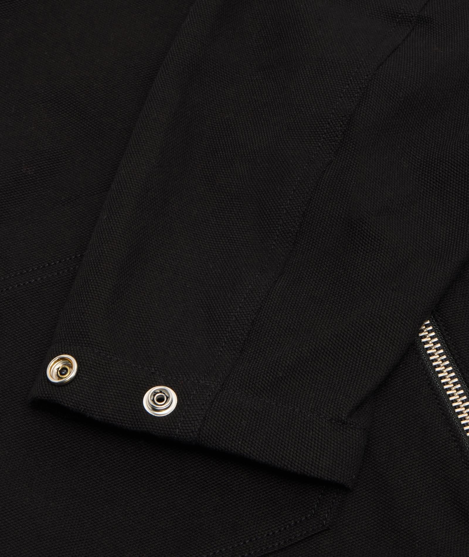 GARMENT PROJECT MAN Zipper Worker Jacket - Black Jacket 999 Black