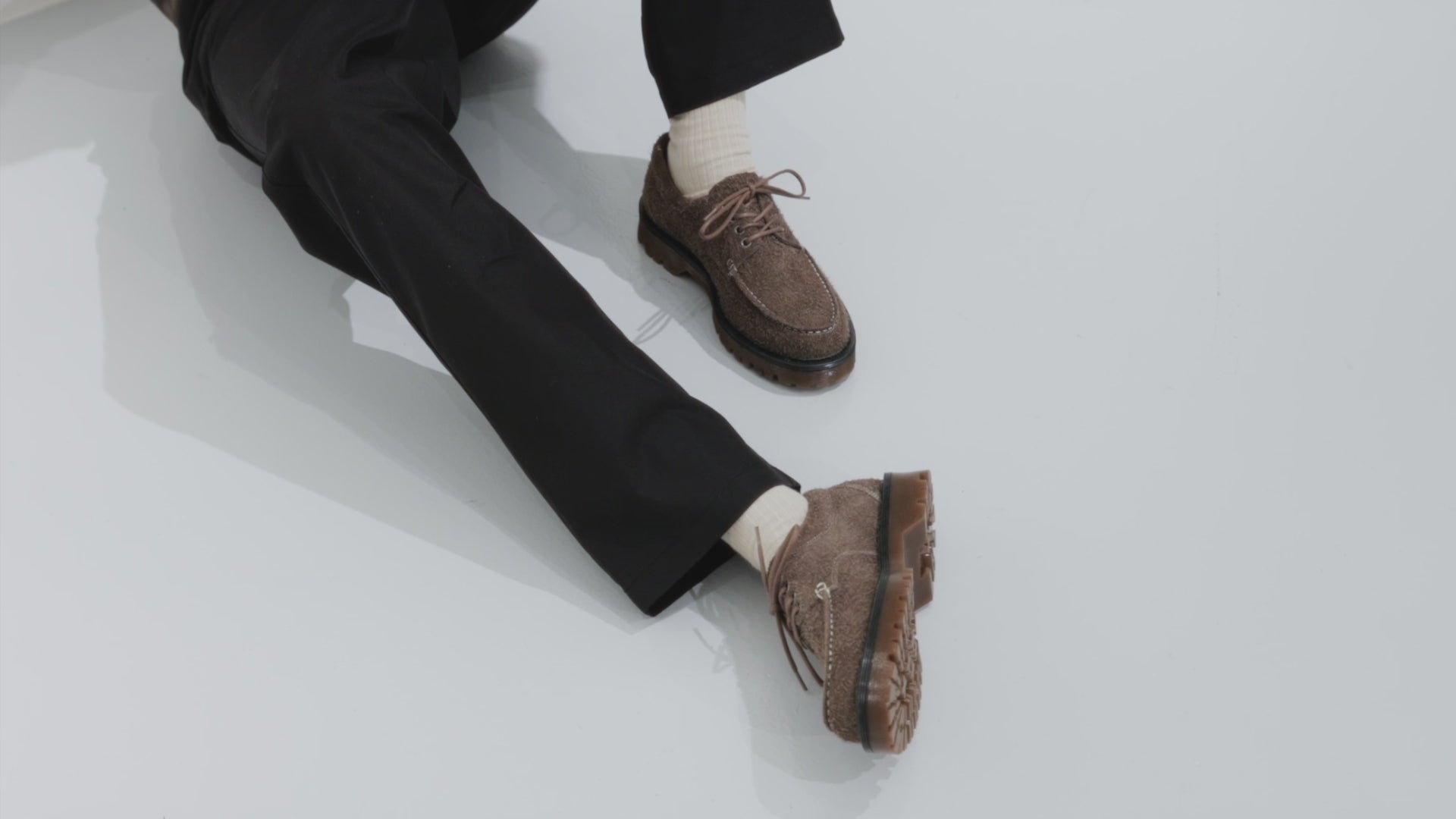 Pete Moc Toe - Black Leather – Garment Project