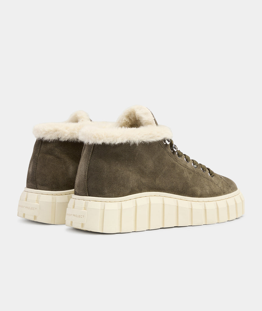 GARMENT PROJECT WMNS Balo Sneaker Boot - Army Suede Sneakers 240 Army