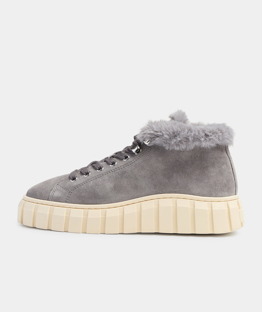 GARMENT PROJECT WMNS Balo Sneaker Boot - Grey Suede Sneakers 400 Grey