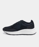 GARMENT PROJECT MAN City Runner - Black Suede/Textile Sneakers 999 Black