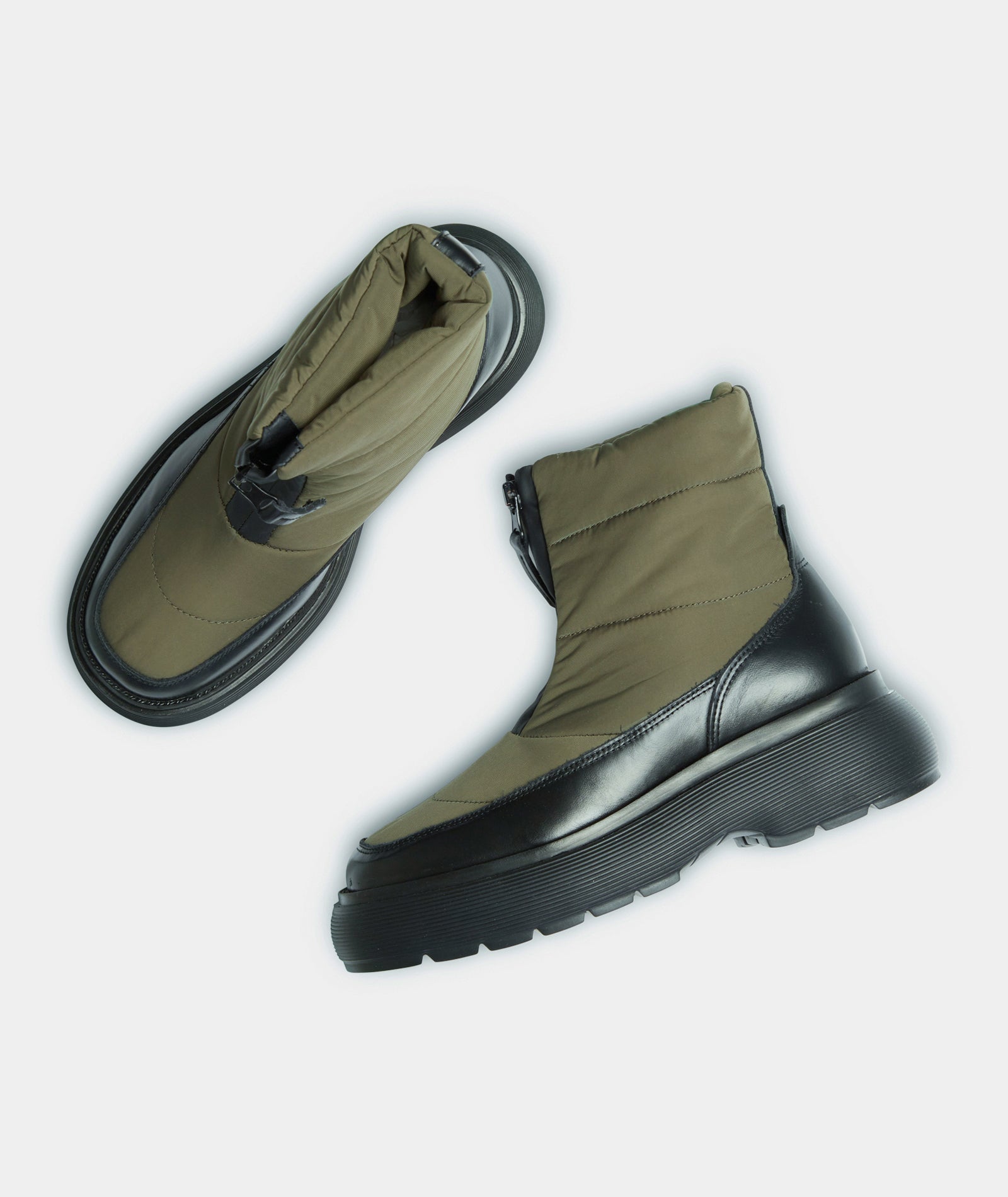 GARMENT PROJECT WMNS Cloud Snow Boot - Army Nylon Boots 240 Army