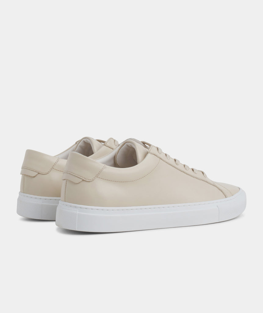 GARMENT PROJECT MAN GP0001 - Off White Leather Sneakers 160 Beige