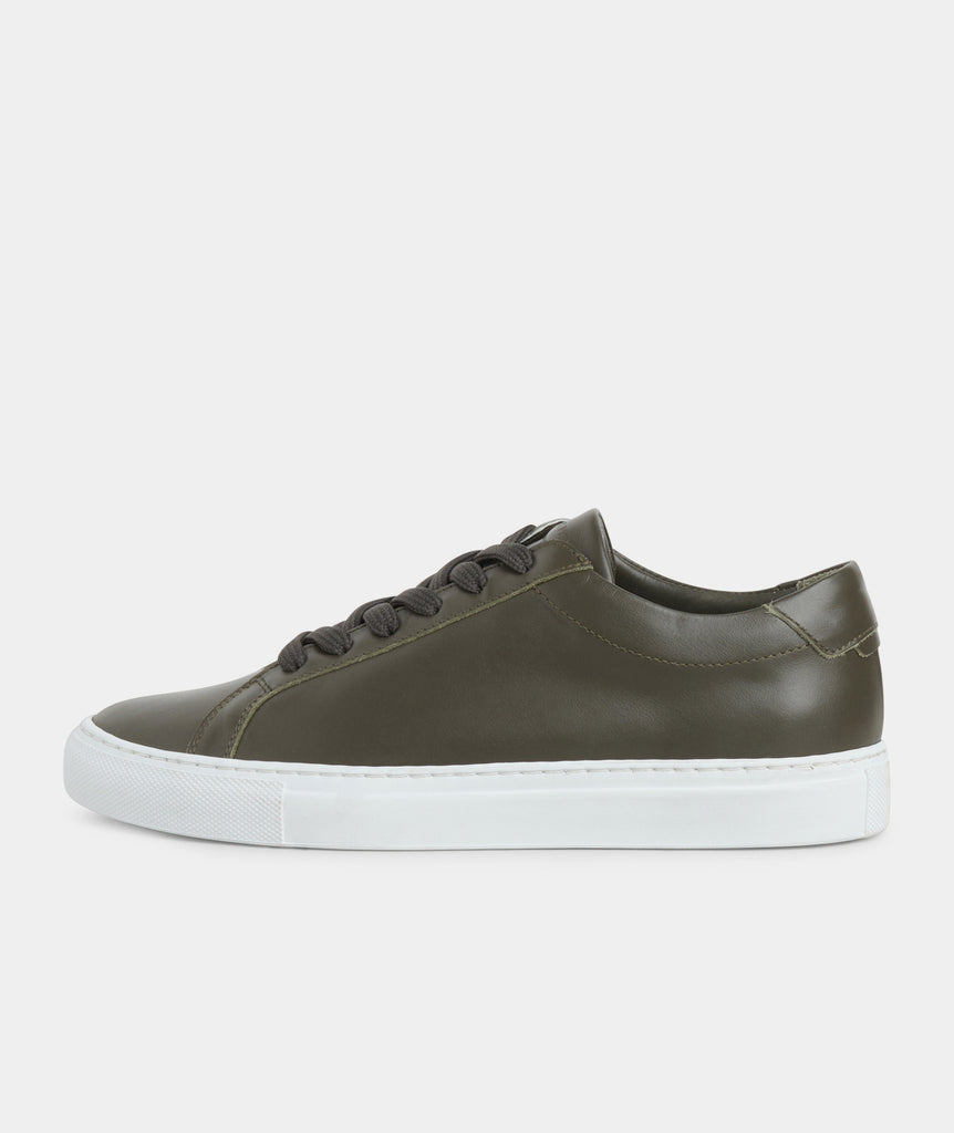 GARMENT PROJECT WMNS GPW0001 - Army Leather Sneakers 240 Army