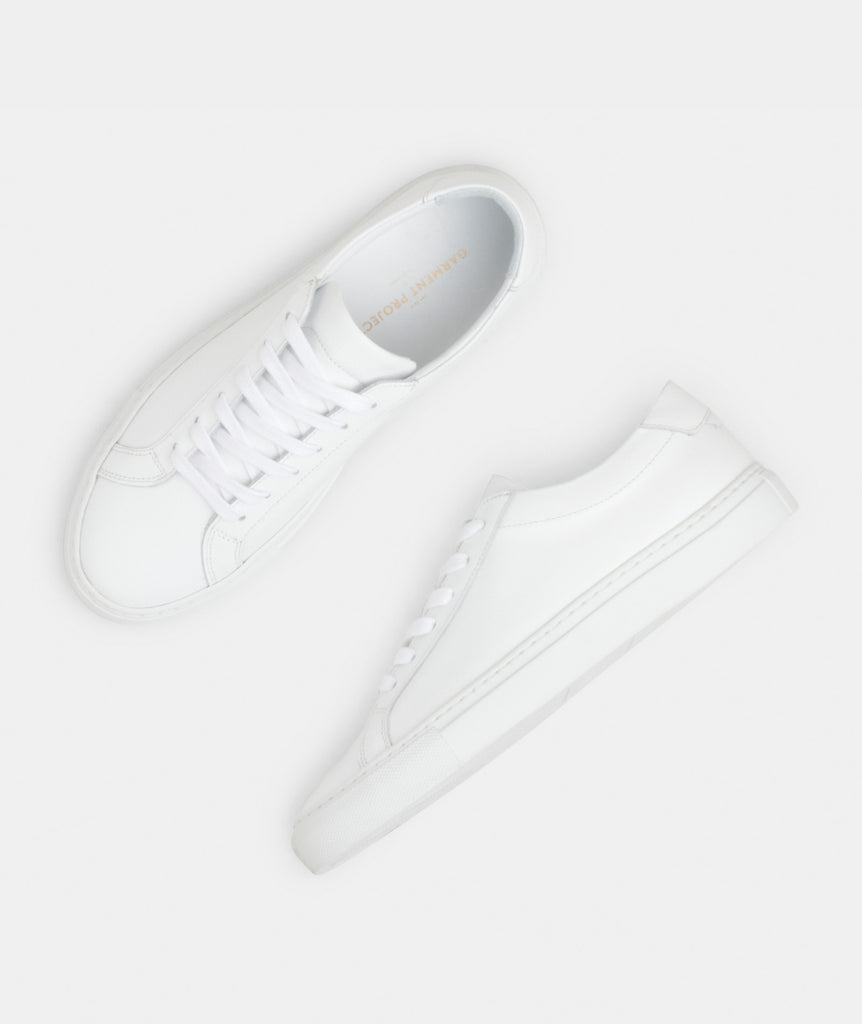 GARMENT PROJECT WMNS GPW0001 - White Leather Sneakers 100 White