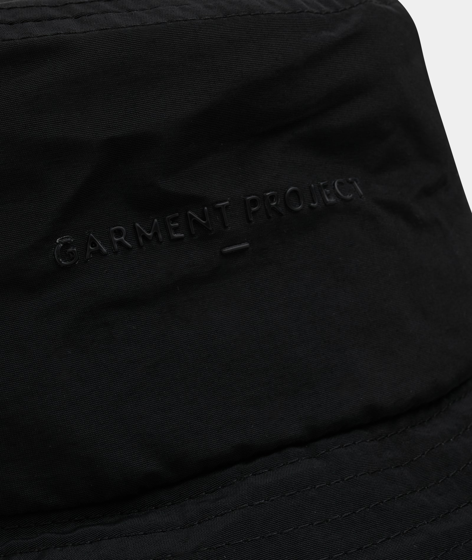 GARMENT PROJECT MAN GP small Logo Bucket Hat (Soft) - Black Bucket Hat 999 Black