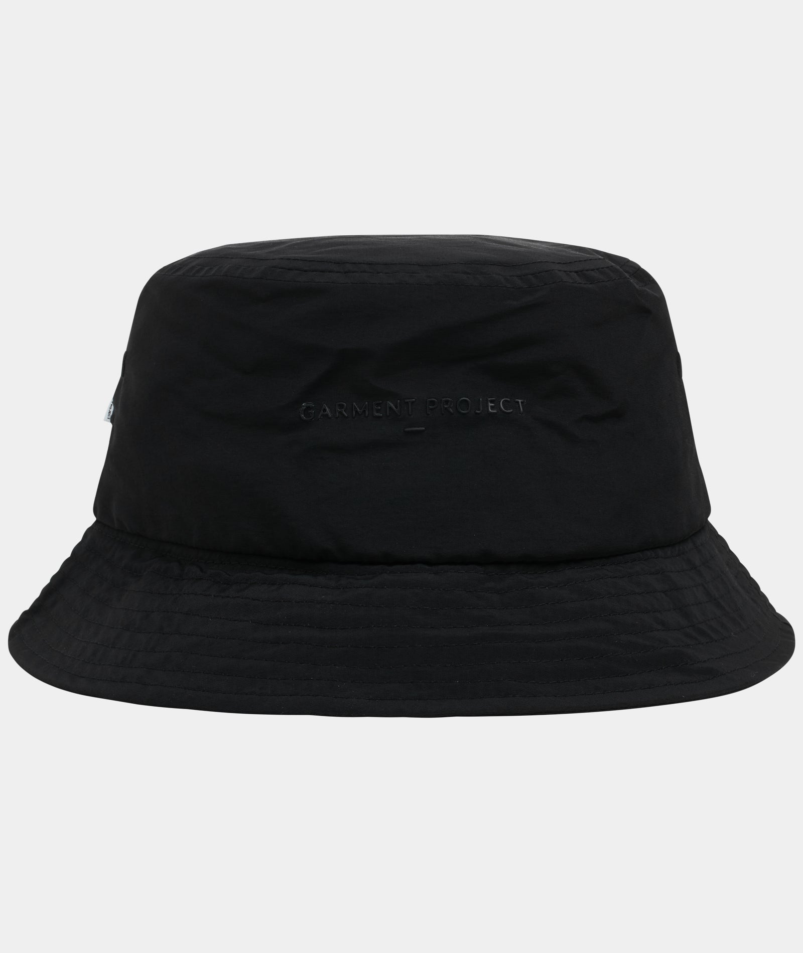 GARMENT PROJECT MAN GP small Logo Bucket Hat (Soft) - Black Bucket Hat 999 Black
