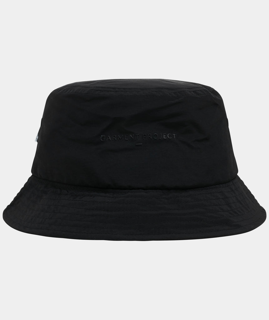 GARMENT PROJECT MAN GP small Logo Bucket Hat (Soft) - Black Bucket Hat