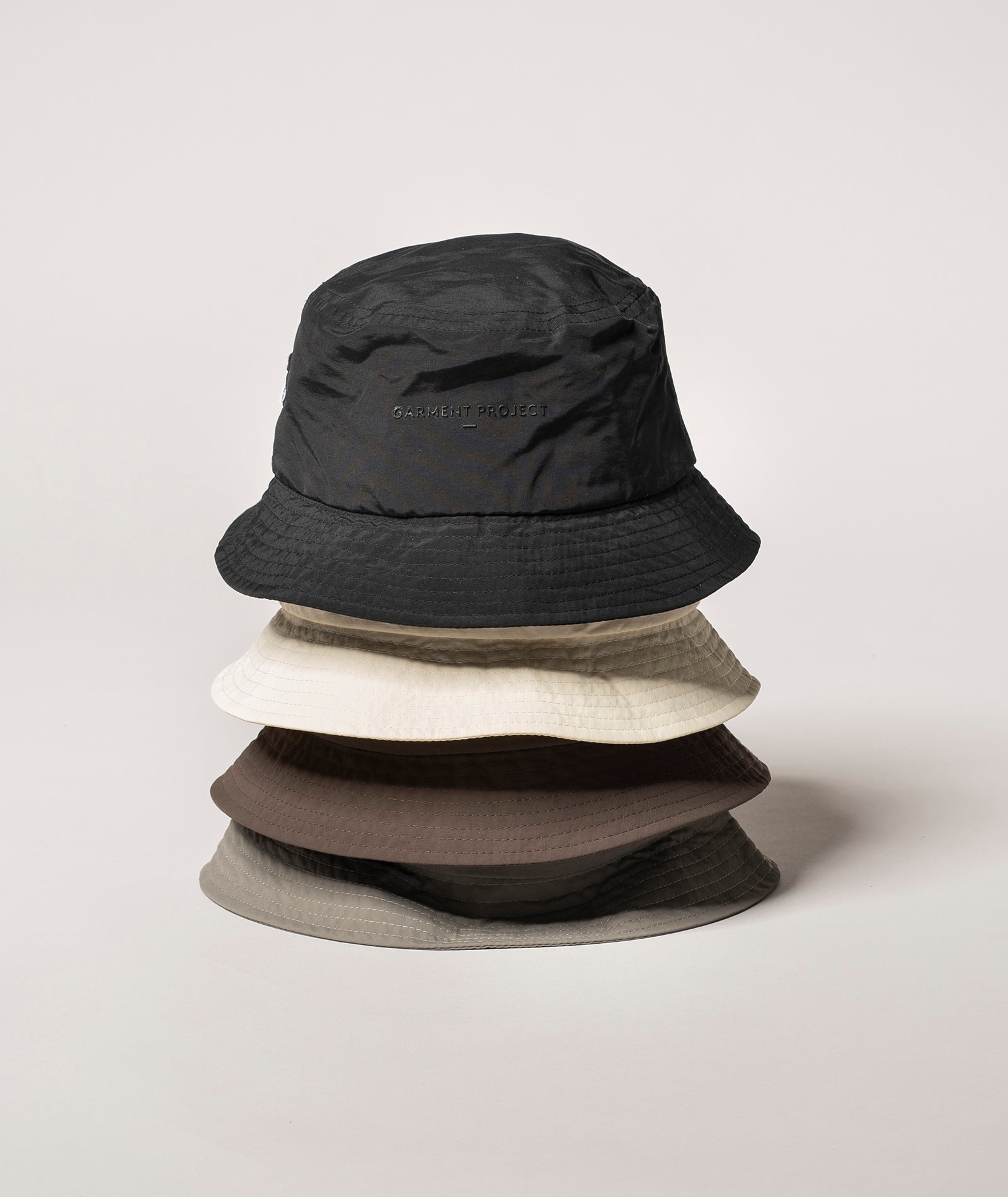 GARMENT PROJECT MAN GP small Logo Bucket Hat (Soft) - Grey Bucket Hat 400 Grey