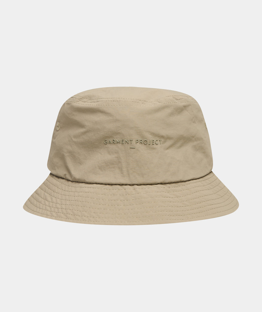 GARMENT PROJECT MAN GP small Logo Bucket Hat (Soft) - Stone Bucket Hat