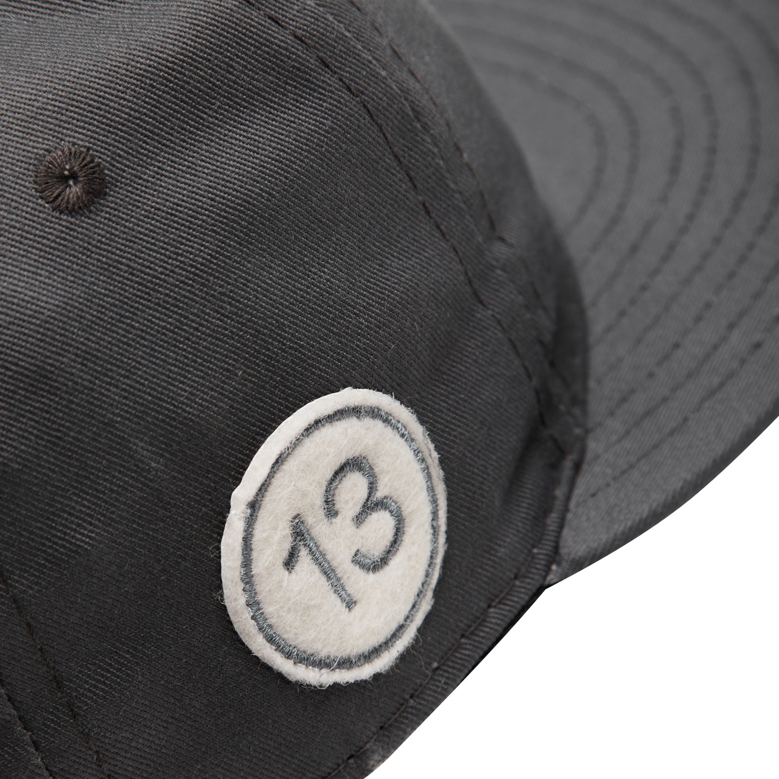 GARMENT PROJECT MAN GP x EBBETS FIELD FLANNELS - Charcoal Canvas Cap 400 Grey