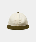 GARMENT PROJECT MAN GP x EBBETS FIELD FLANNELS - Creme/Olive Wool Cap 109 Creme