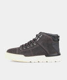 GARMENT PROJECT MAN Hiking Sneaker - Dark Grey Suede Mid Cut 7673 Dark Grey
