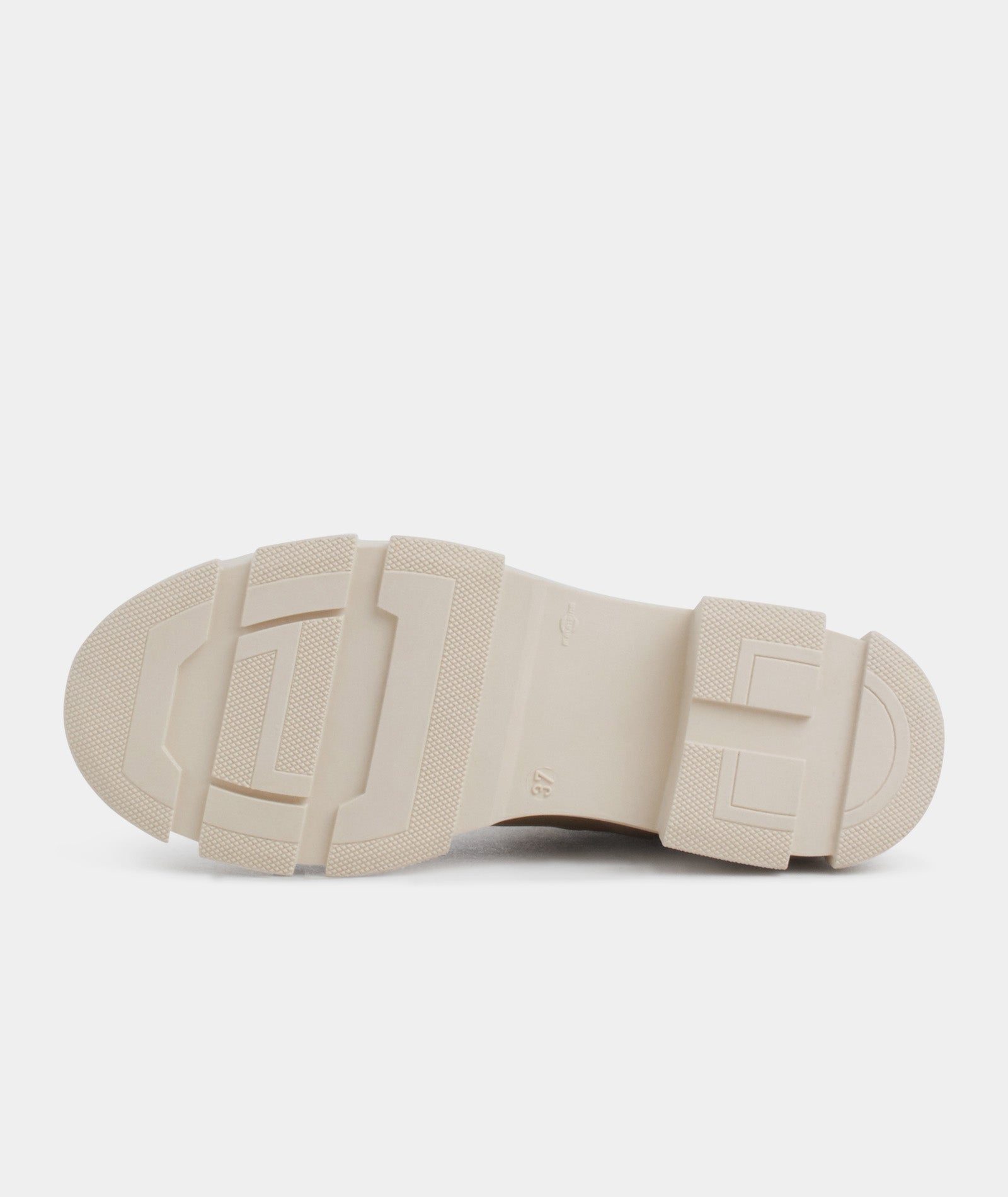 GARMENT PROJECT WMNS Irean Chelsea - Off White Rubberised Leather Boots 110 Off White