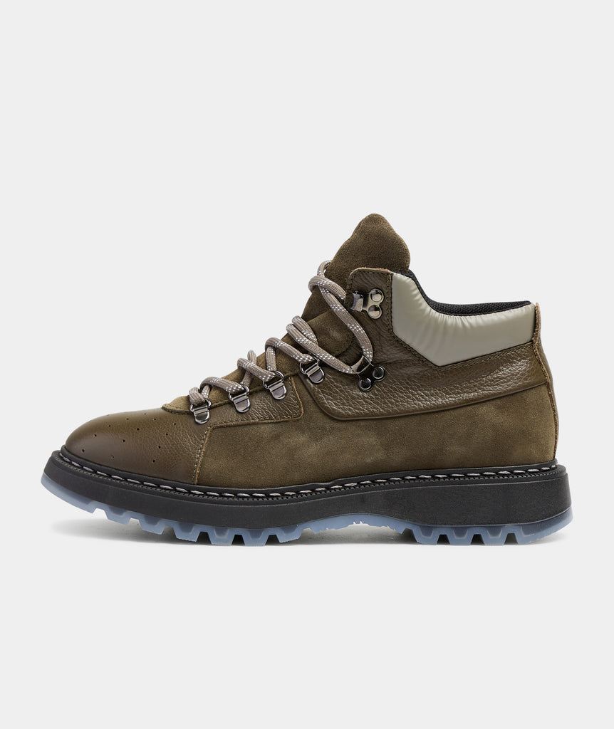 GARMENT PROJECT MAN Jake Hiking Boot - Army Mix Boots 240 Army