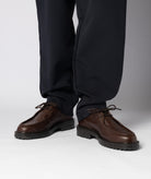 GARMENT PROJECT MAN Jaz Low Top - Brown Tumbled Leather Sneakers 800 Brown