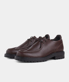 GARMENT PROJECT MAN Jaz Low Top - Brown Tumbled Leather Sneakers 800 Brown