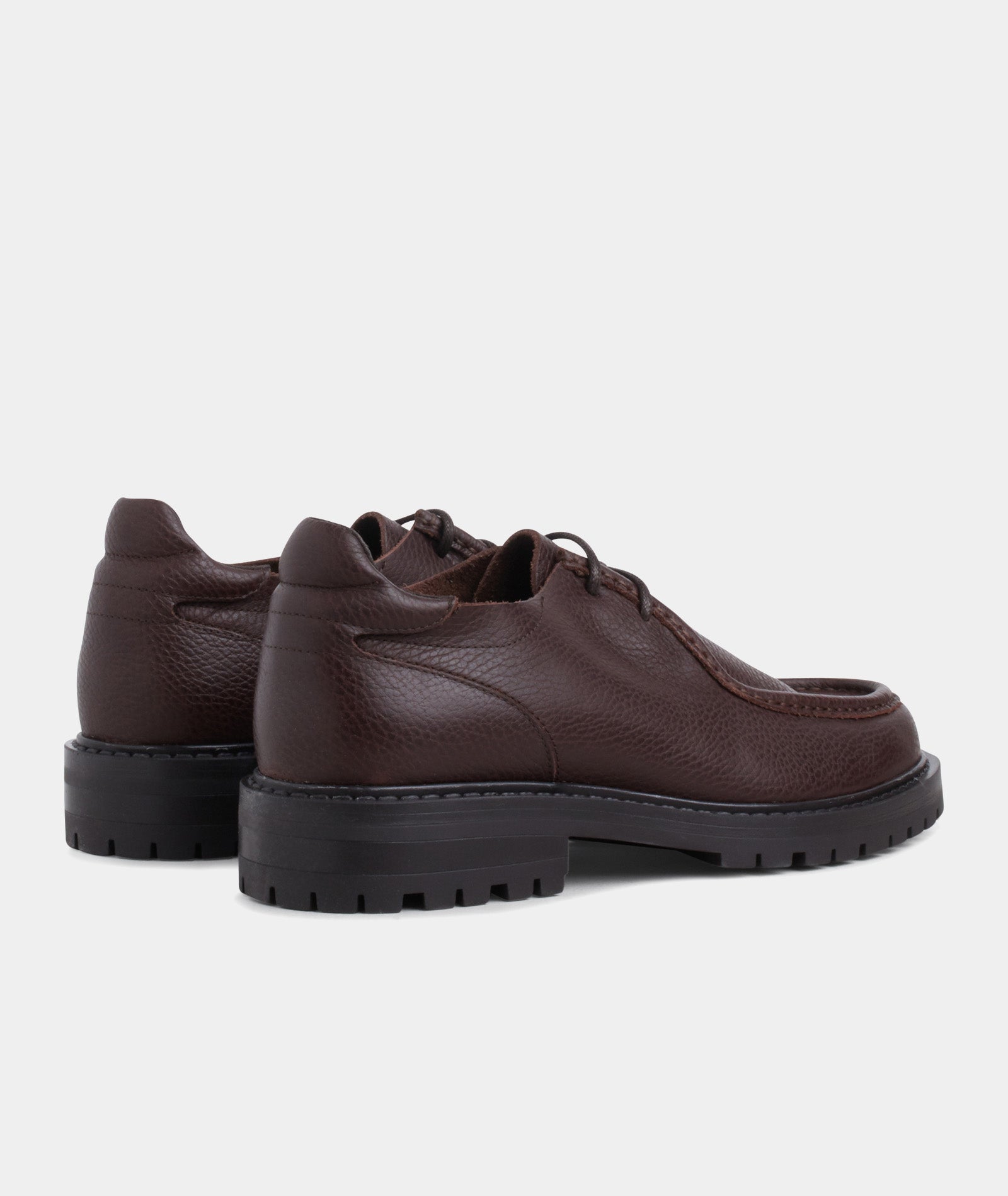 GARMENT PROJECT MAN Jaz Low Top - Brown Tumbled Leather Sneakers 800 Brown