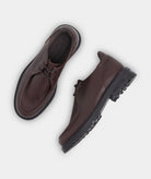 GARMENT PROJECT MAN Jaz Low Top - Brown Tumbled Leather Sneakers 800 Brown