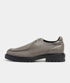 GARMENT PROJECT MAN Jaz Low Top - Grey Tumbled Leather Shoes 400 Grey