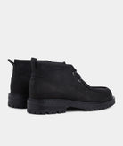 GARMENT PROJECT MAN Jaz Mid Top - Black Tumbled Nubuck Mid Cut 999 Black