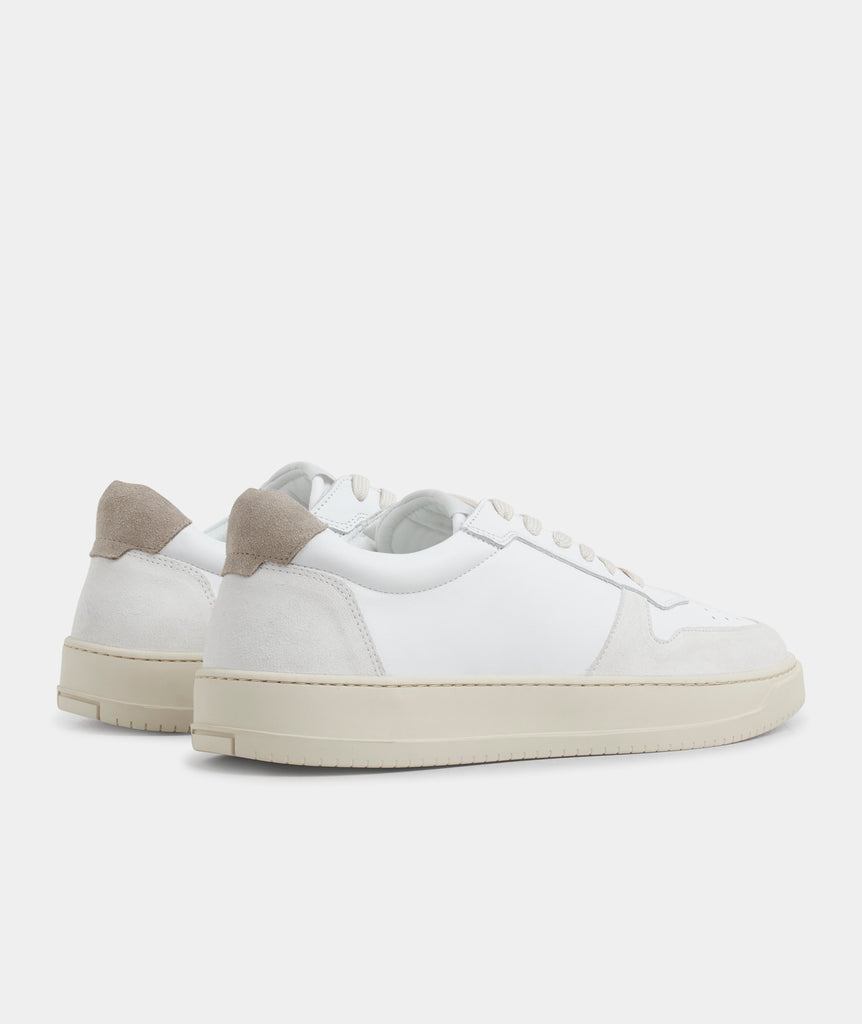 GARMENT PROJECT MAN Legacy - White/Beige Leather/Suede Sneakers 160 Beige