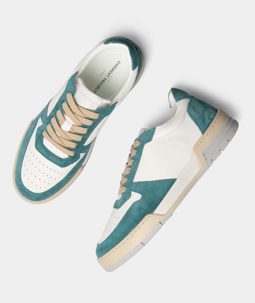 GARMENT PROJECT MAN Legacy 80s - Petrol Leather Suede Sneakers 250 Petroleum