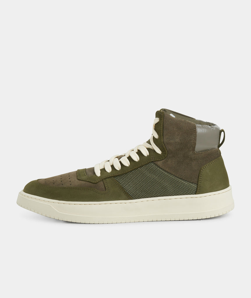 GARMENT PROJECT MAN Legacy Mid - Army Mix Sneakers 240 Army