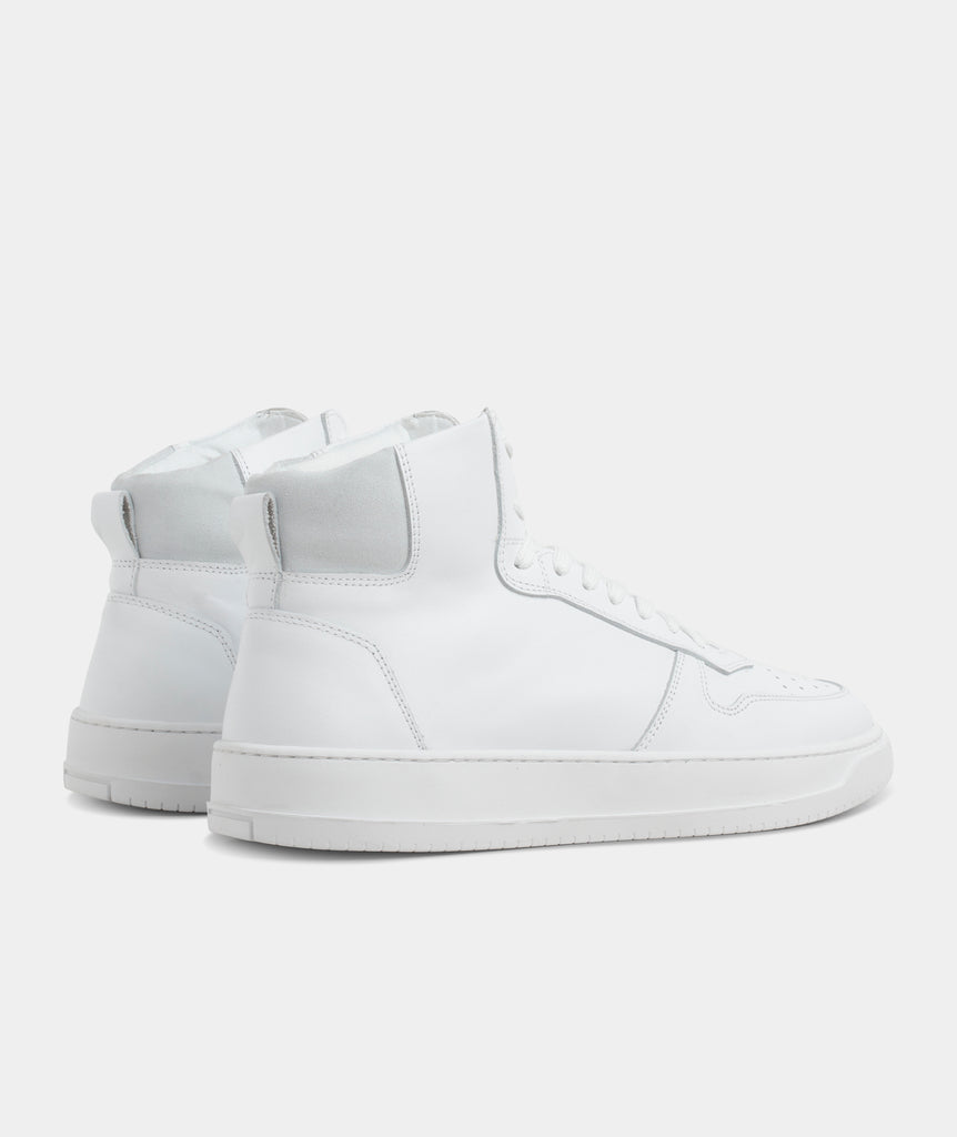 GARMENT PROJECT MAN Legacy Mid - White Leather Sneakers 100 White