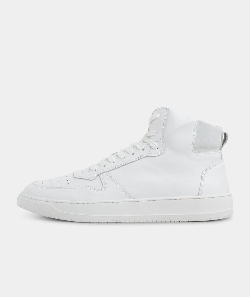 GARMENT PROJECT MAN Legacy Mid - White Leather Sneakers 100 White