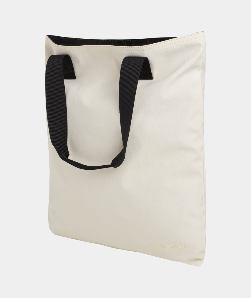GARMENT PROJECT MAN Logo Tote Bag - Off White Bags 110 Off White
