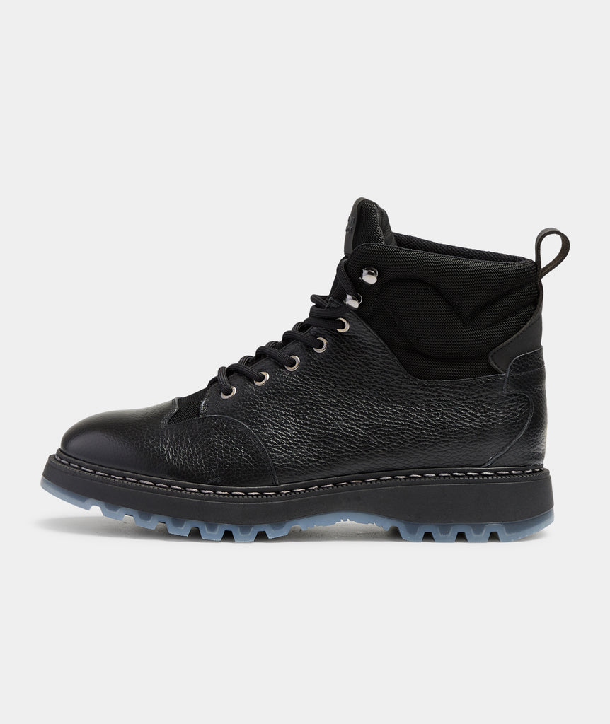 GARMENT PROJECT MAN Silas Hiking Boot - Black Mix Boots 999 Black