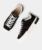 GARMENT PROJECT MAN Sky Low - Black Canvas Sneakers 999 Black