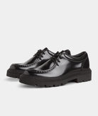 GARMENT PROJECT WMNS Spike Lace - Black Polido Leather Shoes 999 Black