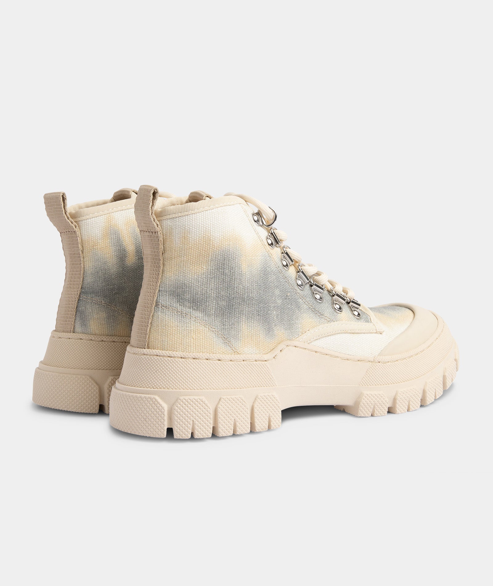 GARMENT PROJECT WMNS Twig High - Grey Tie Dye Canvas Boots 430 Grey