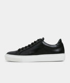 GARMENT PROJECT MAN Type - Black Leather Sneakers 999 Black