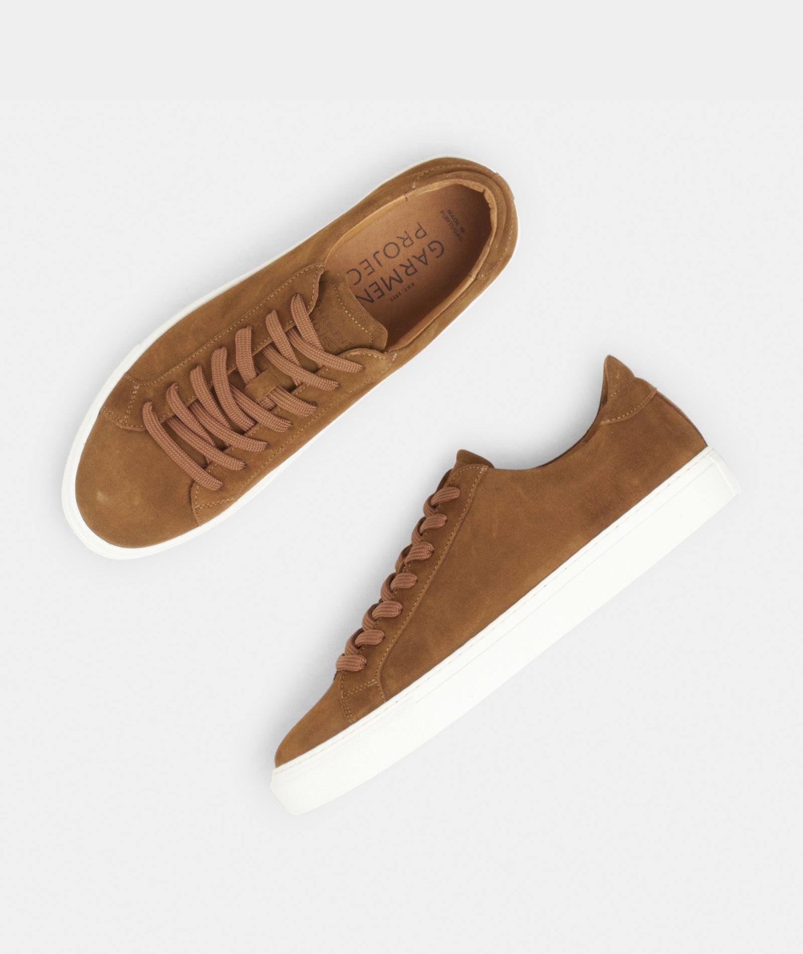 GARMENT PROJECT MAN Type - Cognac Suede Sneakers 650 Cognac