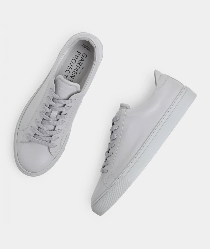GARMENT PROJECT MAN Type - Grey/Grey Vegan Leather Shoes 410 Light Grey