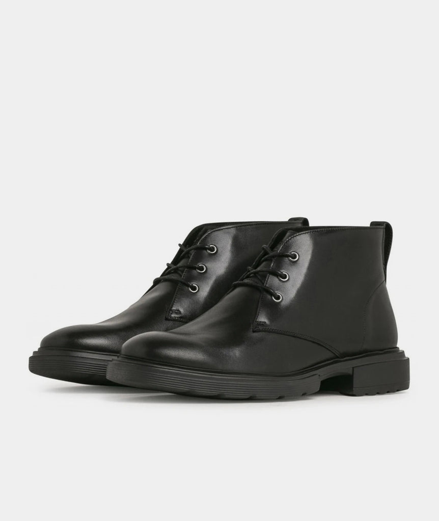 GARMENT PROJECT MAN Willy Desert - Black Leather Boots 999 Black
